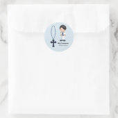 Spaans admiraal First Community boy Ronde Sticker (Tas)