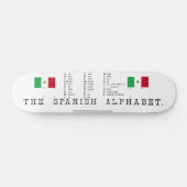 Spaans Alphabet Skateboard (Horizontaal)