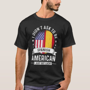 Spaans-Amerikaanse patriot Grown Humor Flag T-shirt
