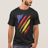 Spaans-Amerikaanse patriotkweekriem T-shirt (Voorkant)