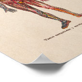 Spaans Anatomie Print Arteries Veins (Hoek)