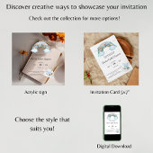 Spaans Baby shower Pinda Genderneutrale QR-code Kaart