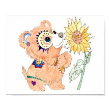 Spaans baby voor volkskunst beer