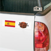 Spaans Basketbalteam Bumpersticker (Op Truck)