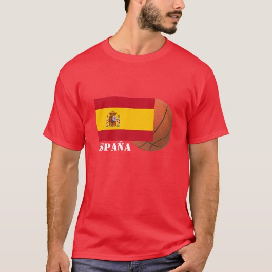 Spaans Basketbalteam T-shirt (Voorkant)