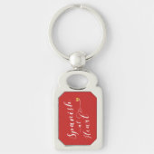 Spaans bij hartkeyring, Spanje Sleutelhanger (Voorkant)