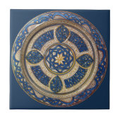 Spaans Blauw & Gold Design c. 1430-1440 ~ * ~ Tegeltje (Voorkant)