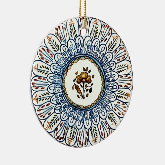 Spaans Bord Keramisch Ornament (Rechts)
