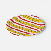 Spaans bord Stripe papier (Gekanteld)