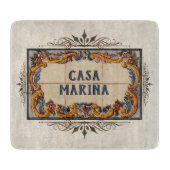 Spaans bordje snijplank (Voorkant)