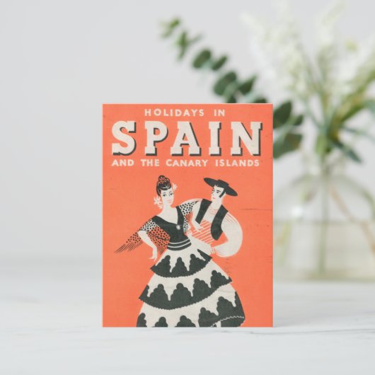 Spaans Briefkaart voor reizen (Staand voorkant)