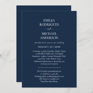 Spaans bruiloft Uitnodiging BILINGUAL Nuestra Boda