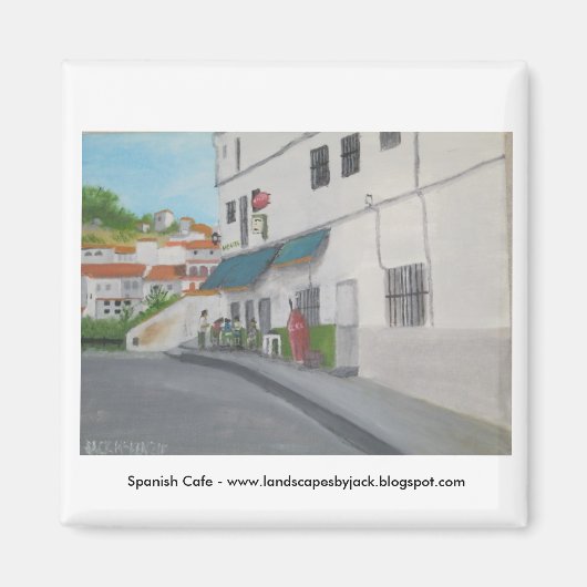 Spaans Café - Andalusië - Gaucin Magneet (Voorkant)