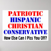 Spaans conservatief! poster (Voorkant)