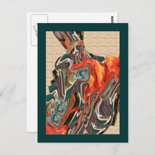 Spaans dans 2 briefkaart (Voorkant / Achterkant)