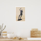 Spaans dansmiddel (brons) poster (Keuken)
