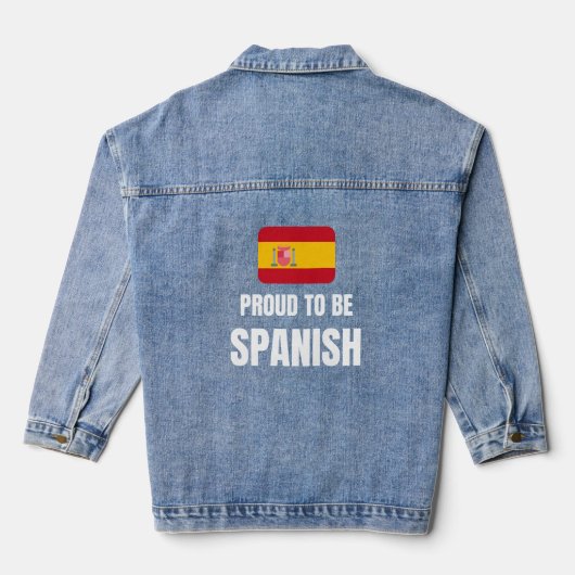 Spaans Denim Jacket (Achterkant)