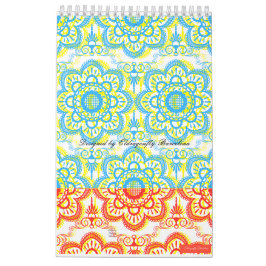 Spaans design prints kalender