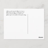 Spaans dorp Art Ctr, Balboa Park, San Diego 2 Briefkaart (Achterkant)