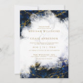 Spaans Engels Elegant Lapis Lazuli Crystal Geode Kaart (Voorkant)