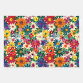 Spaans erfgoed maand bloemen inpakpapier vel (Voorkant 2)