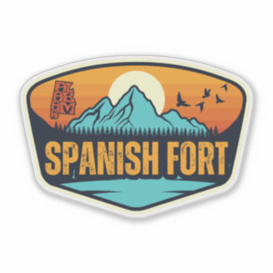 Spaans Fort, Alabama Sticker