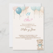 Spaans Geslacht Onthullen Uitnodiging - Spaans Inv (Voorkant)