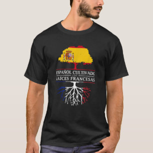 Spaans geteeld met Franse roots Frankrijk T Shirt