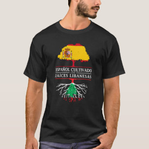 Spaans geteeld met Libanese wortels Libanon T-shirt