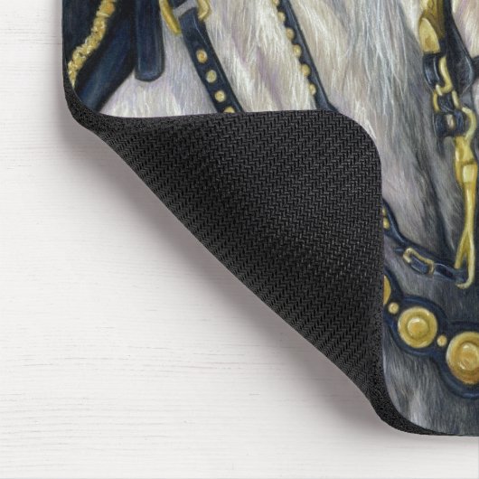 Spaans goud - Andalusië Stallion Mousepad Muismat (Hoek)