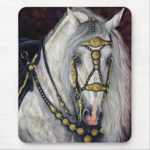 Spaans goud - Andalusië Stallion Mousepad Muismat