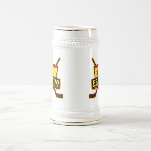 Spaans Ice Hockey Flag Bierpul (Center)