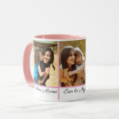 Spaans Ik hou van je Moeder 3 Foto Moederdag Gift Mok (Voorkant links)