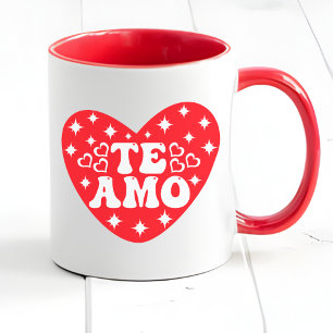 Spaans Ik hou van je Te Amo Rode Valentijnsdag Mok