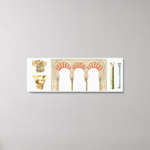 Spaans islamitisch kalifaat art. Arches hoofdstede Canvas Afdruk