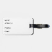 Spaans japenstaafje acrylhoudend Bagagelabel (Achterkant horizontaal)