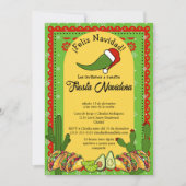 Spaans Kerstfeest Navideña Funny Jalapeño Kaart (Voorkant)