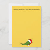 Spaans Kerstfeest Navideña Funny Jalapeño Kaart (Achterkant)