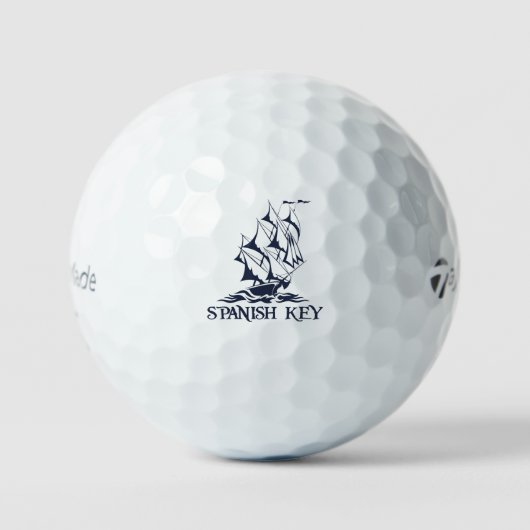 Spaans Key Golf Ball Golfballen (Voorkant)