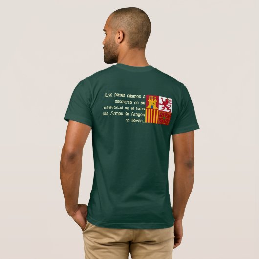 Spaans Koninklijk Mariene Commando T-shirt (Achterkant volledig)