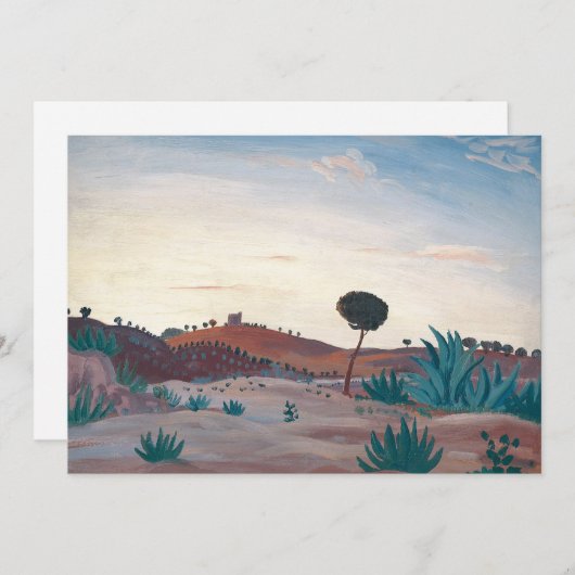 Spaans landschap | James Dickson Innes (Voorkant / Achterkant)