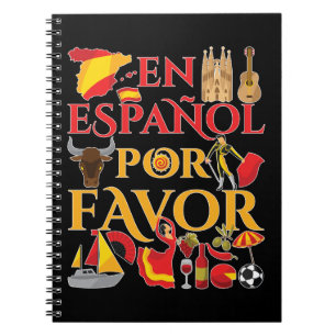 Spaans leraar en espanol voor notitieboek