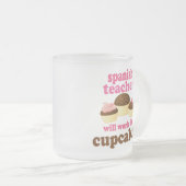 Spaans leraar (Funny) Gift Matglas Koffiemok (Voorkant rechts)