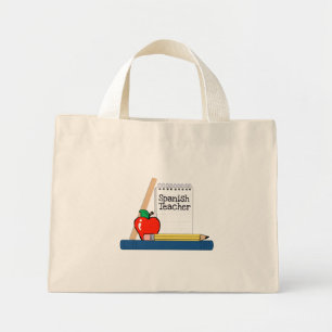 Spaans leraar (laptop) mini tote bag