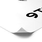 Spaans leraar of Spaans kunstwerk Poster (Hoek)