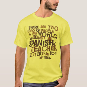 Spaans lesgeven t-shirt