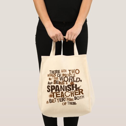 Spaans lesgeven tote bag (Voorkant (product))