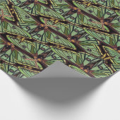 Spaans luna Moth Pattern Cadeaupapier (Hoek)