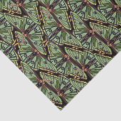 Spaans luna Moth Pattern Tissuepapier (Detail)