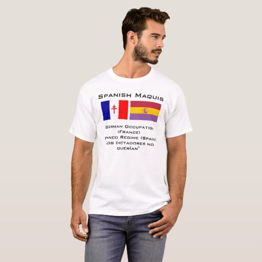 Spaans Maquis T-shirt (Voorkant volledig)